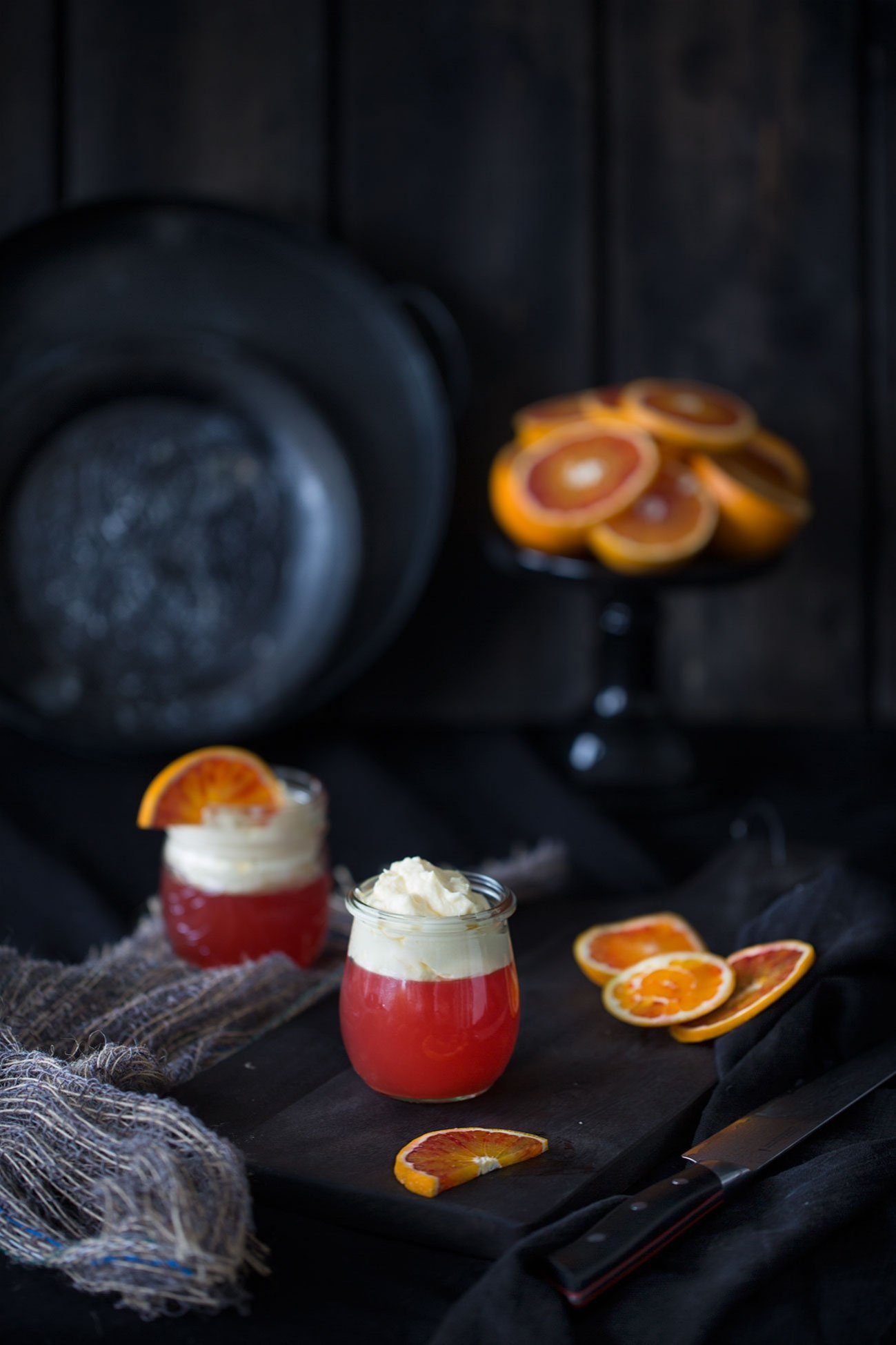 Blutorangen-Sekt Dessert mit Vanillesahne - Patrick Rosenthal