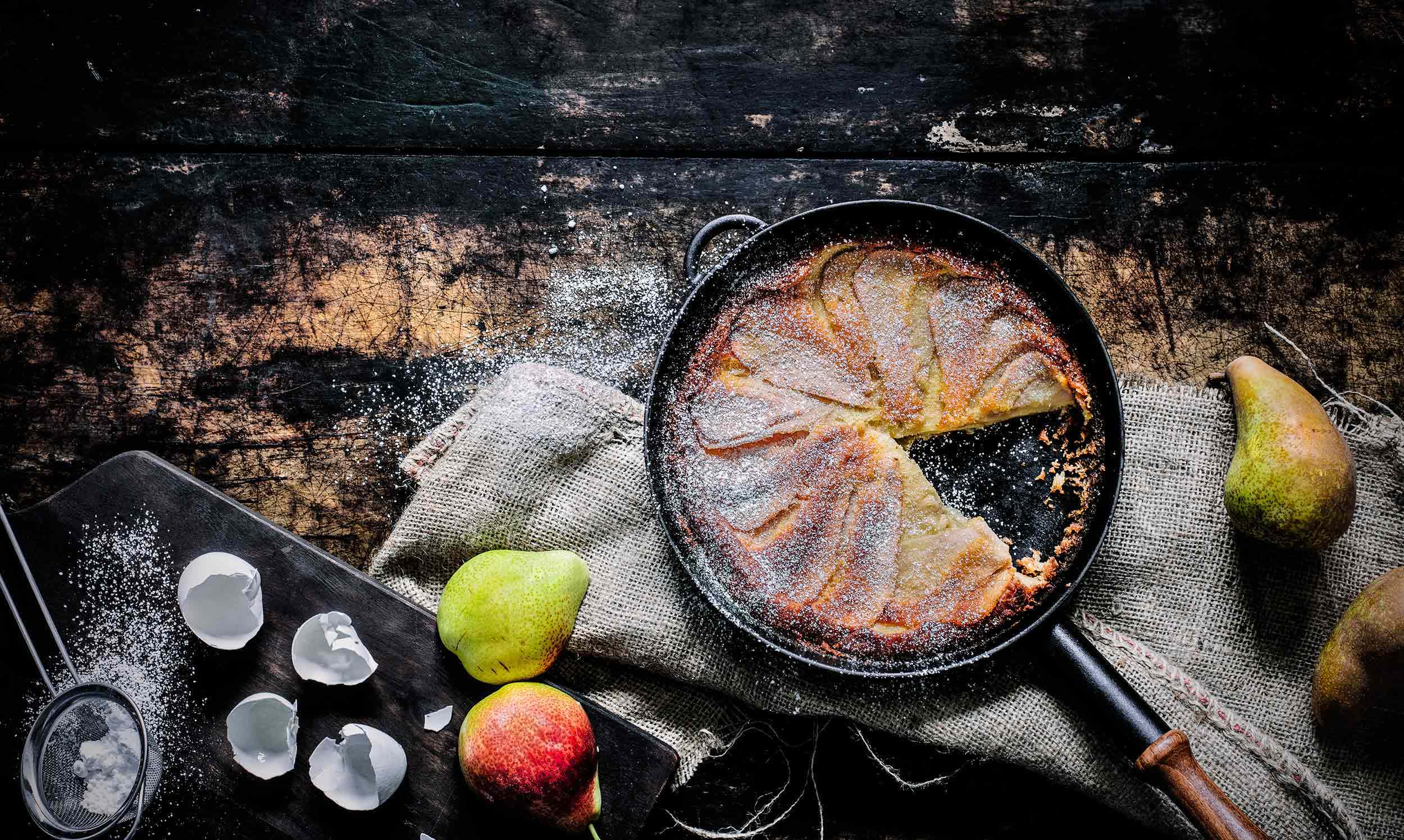 Birnen-Pudding Kuchen - Patrick Rosenthal