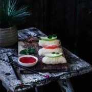 erfrischendes Frucht Sushi