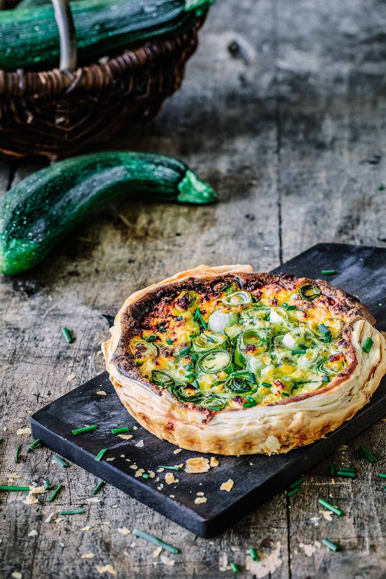 Zucchini-Blätterteig Tarte - Patrick Rosenthal