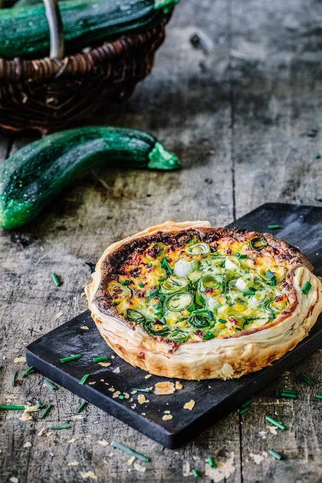 Blätterteig Zucchini Tarte