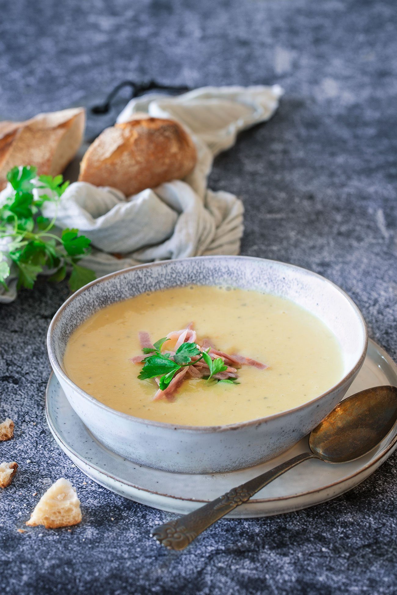 Kartoffelsuppe mit Lauch