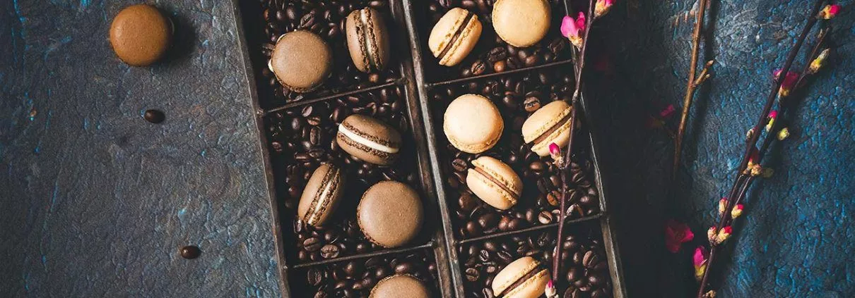 Kaffee Macarons