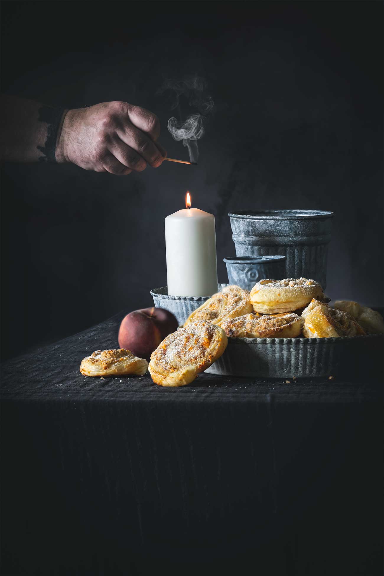 Knusprige Pfirsich-Blätterteig Schnecken - Patrick Rosenthal