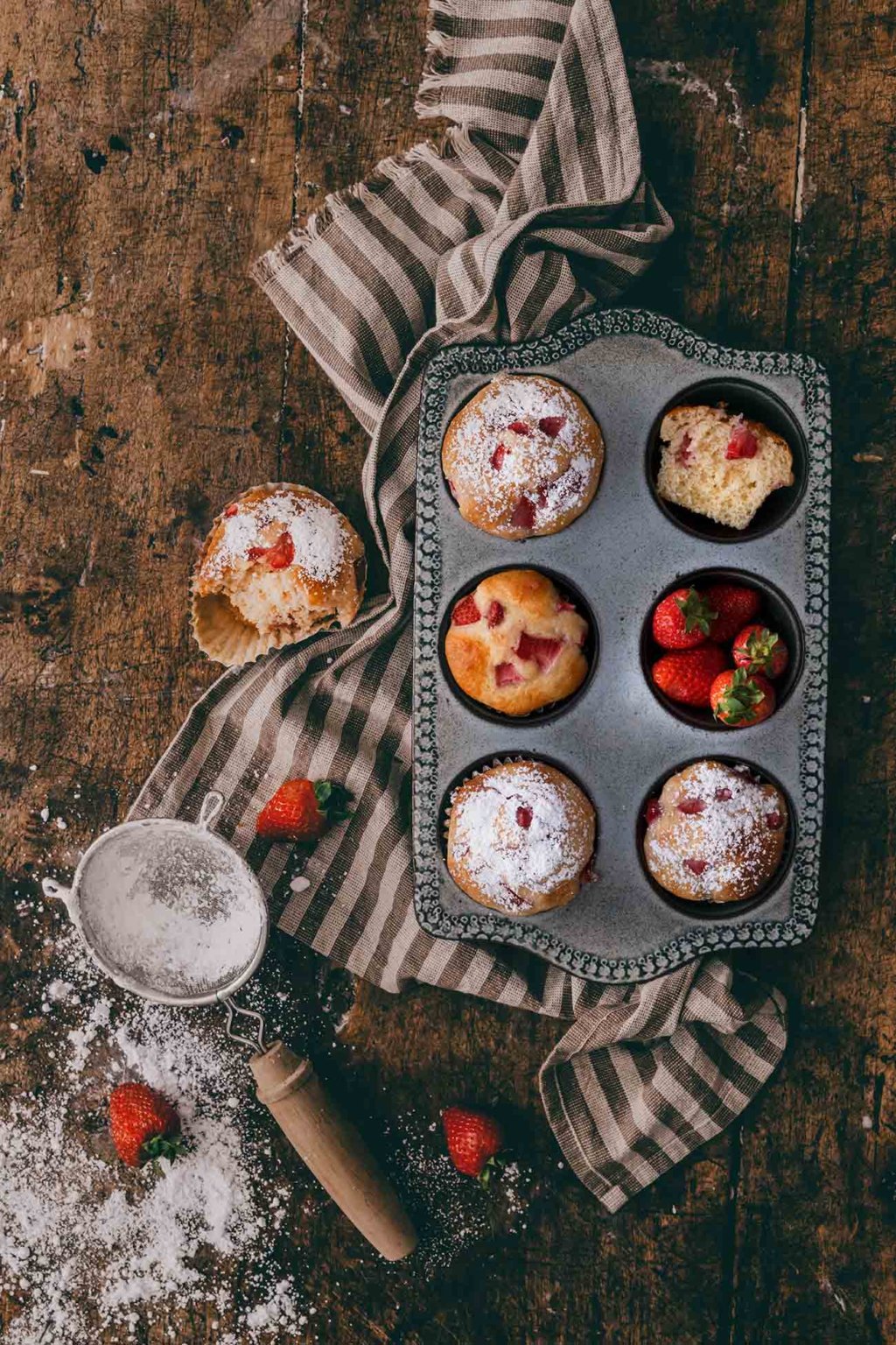 Mandel-Erdbeer Muffins - Patrick Rosenthal