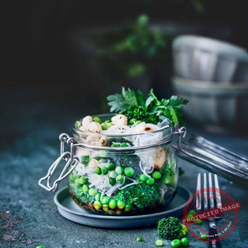 Salat im Glas „Asia-Style“