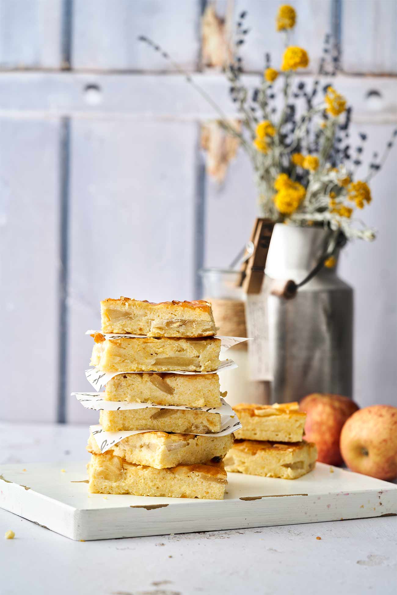 Apfel-Quark-Polenta-Kuchen - Patrick Rosenthal