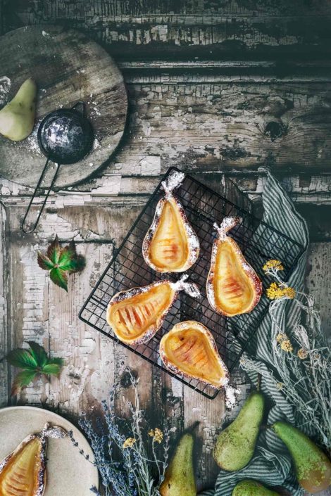 Blätterteig-Birnen-Tartes - Patrick Rosenthal Blätterteig-Birnen-Tartes - Patrick Rosenthal