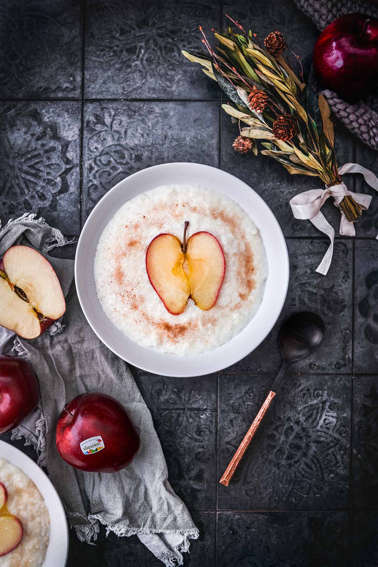 Milchreis mit pochierten Äpfeln - Patrick Rosenthal
