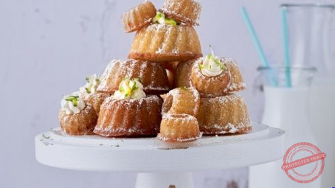 Mini-Eierlikör Gugel mit Limettencreme