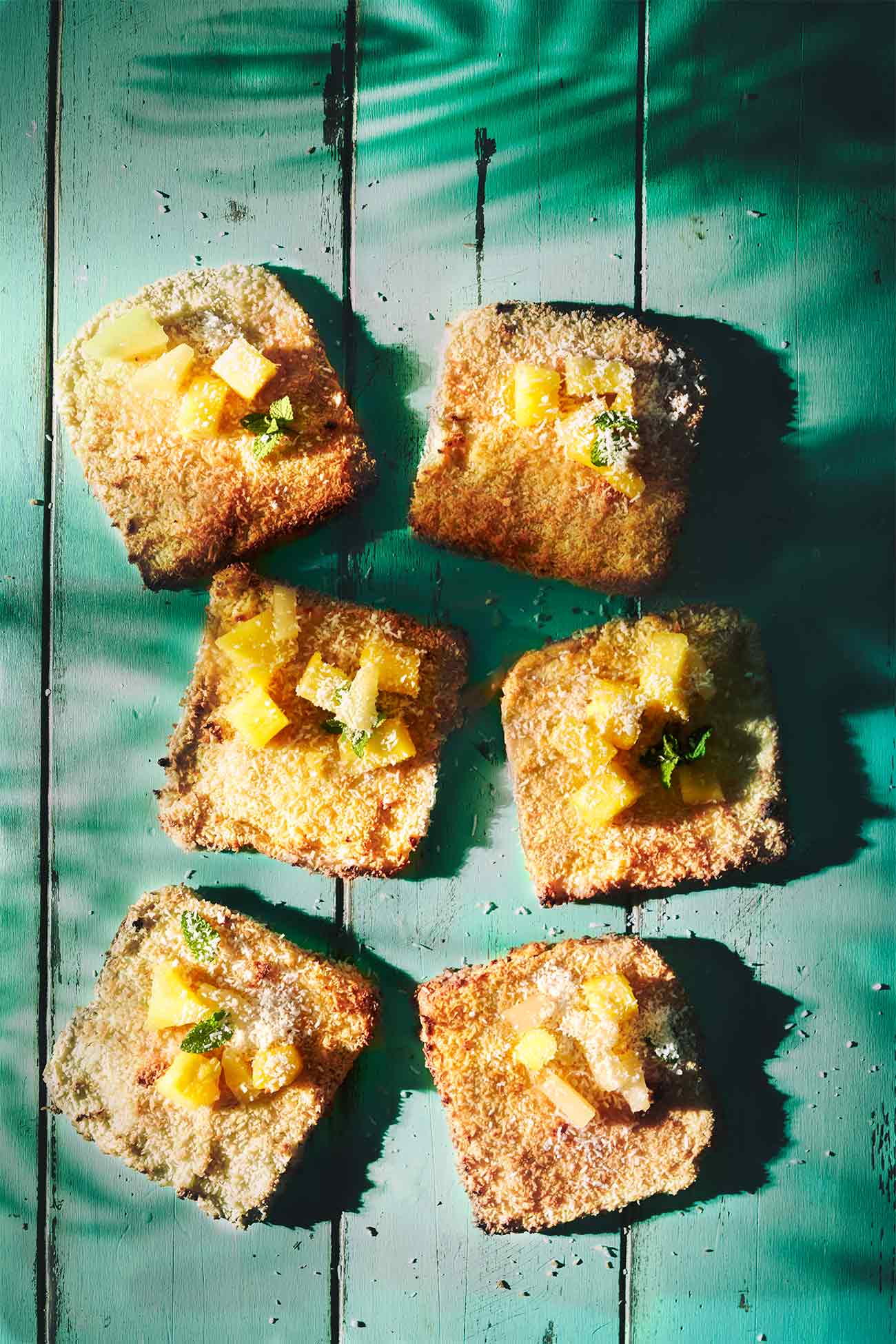 Gebackene Kokos-French Toast mit warmer Ananas Rum Soße - Patrick Rosenthal