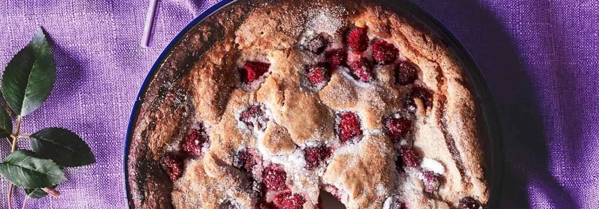 Ricotta-Himbeerkuchen mit Zuckerkruste - Patrick Rosenthal