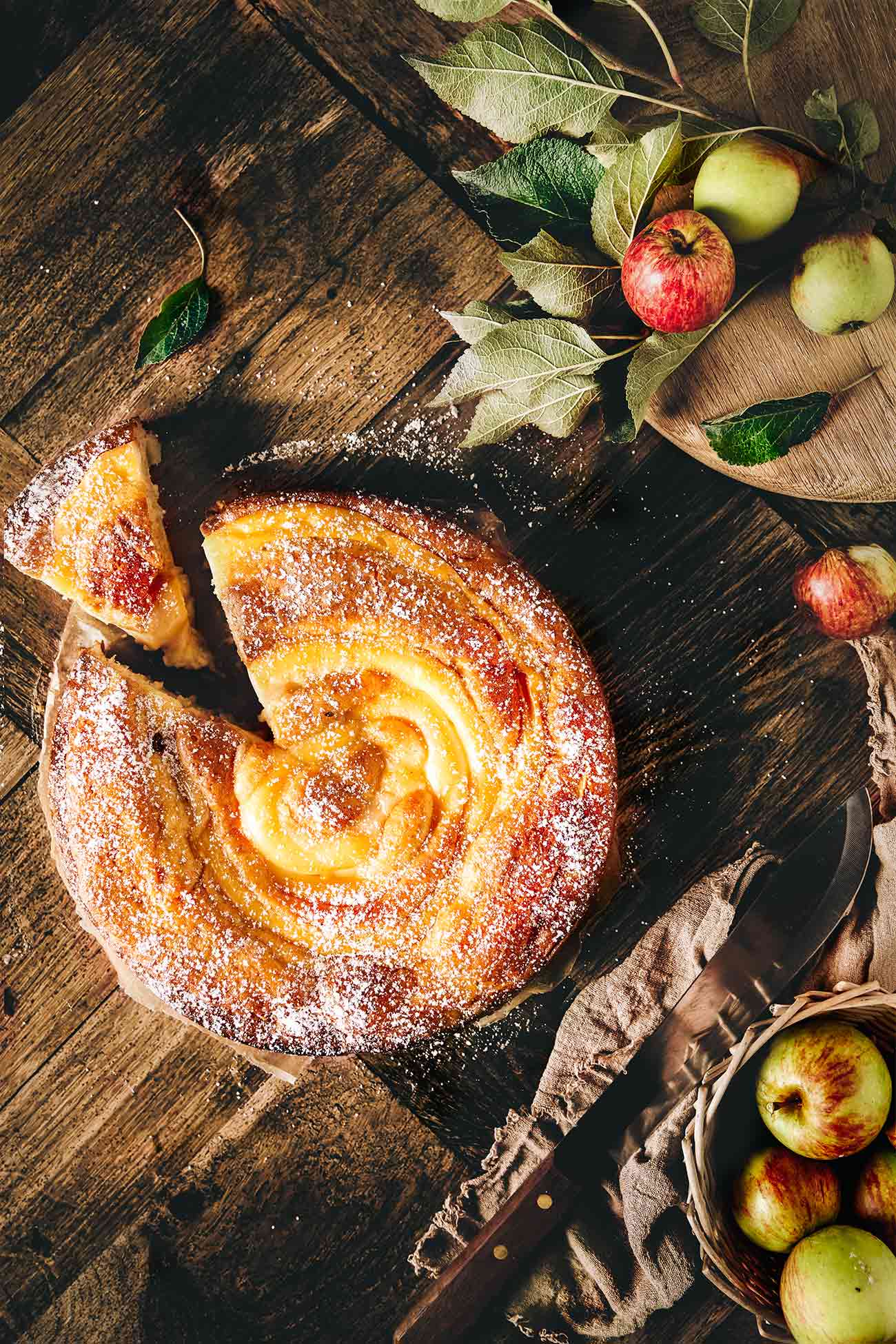 Apfelkuchen mit Vanillepudding-Topping - Patrick Rosenthal