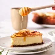 Rezept New York Cheesecake mit karamellisierten Birnen