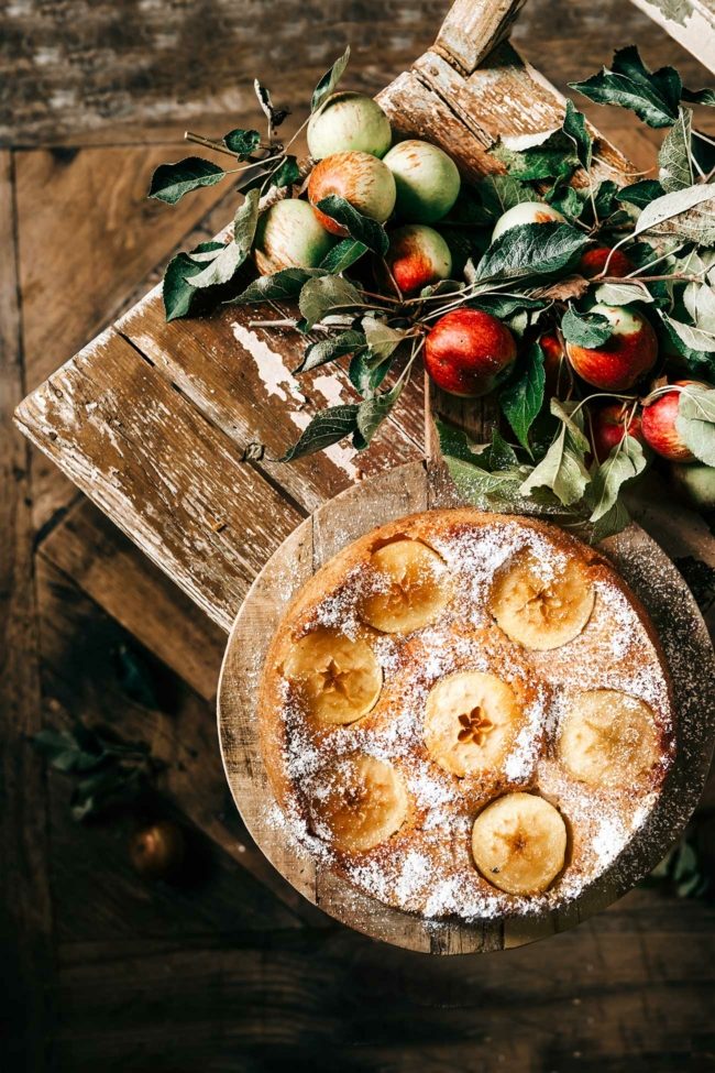 Einfacher Apfelkuchen aus dem Dorfcafe - ein schnelles Rezept