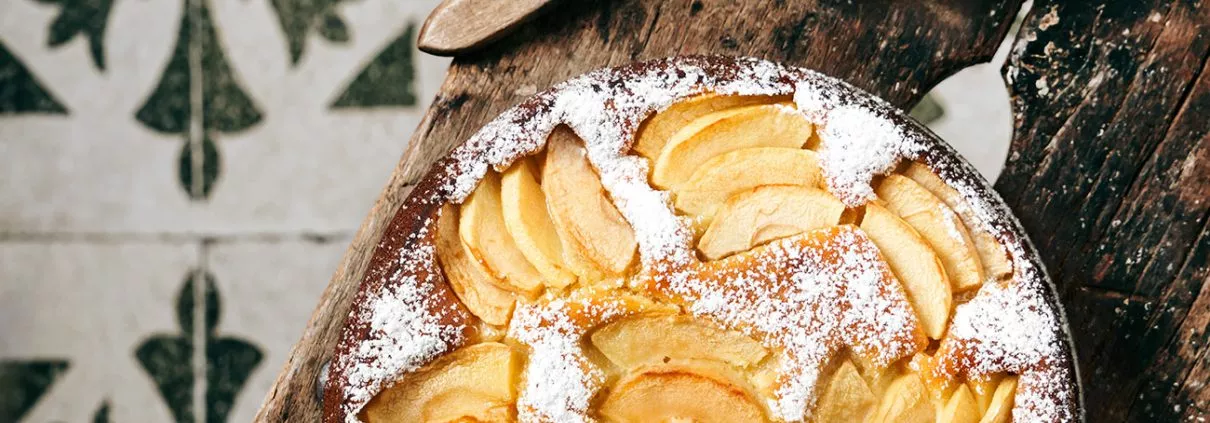 Omas Apfel Kartoffelkuchen