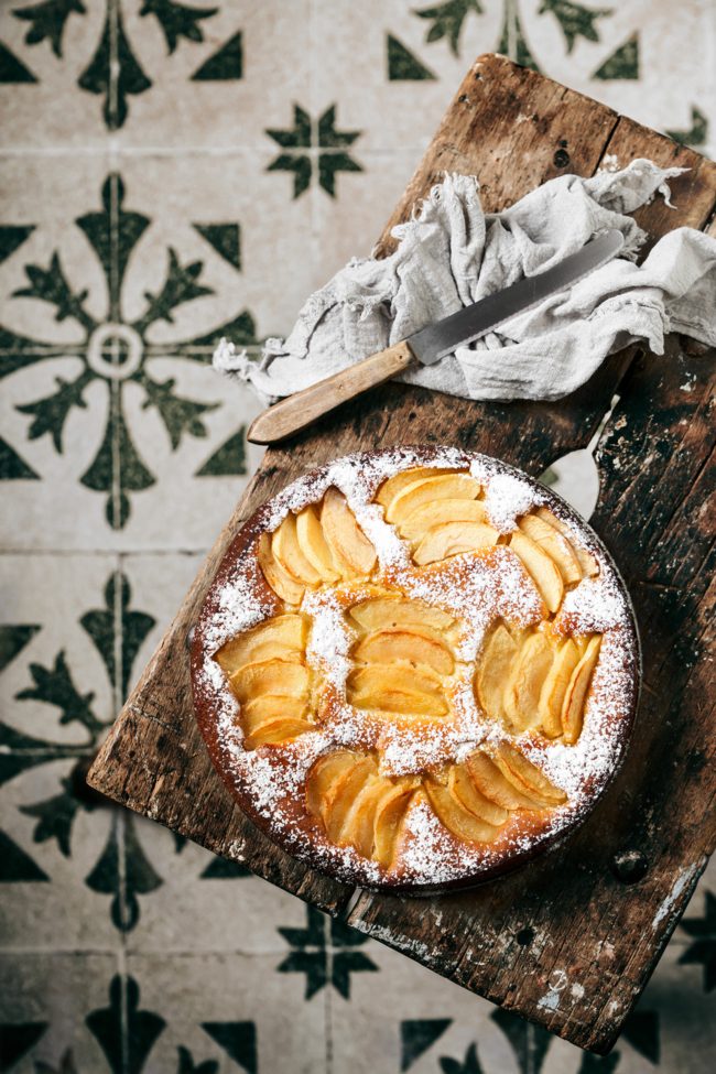 Omas Apfel Kartoffelkuchen