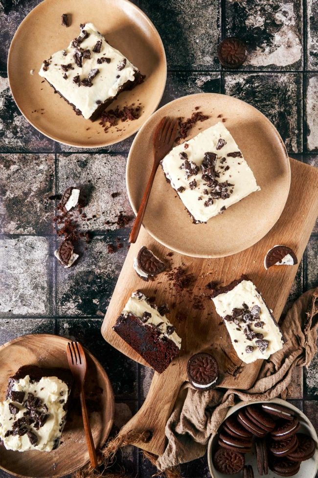 Knackige Oreo Brownies