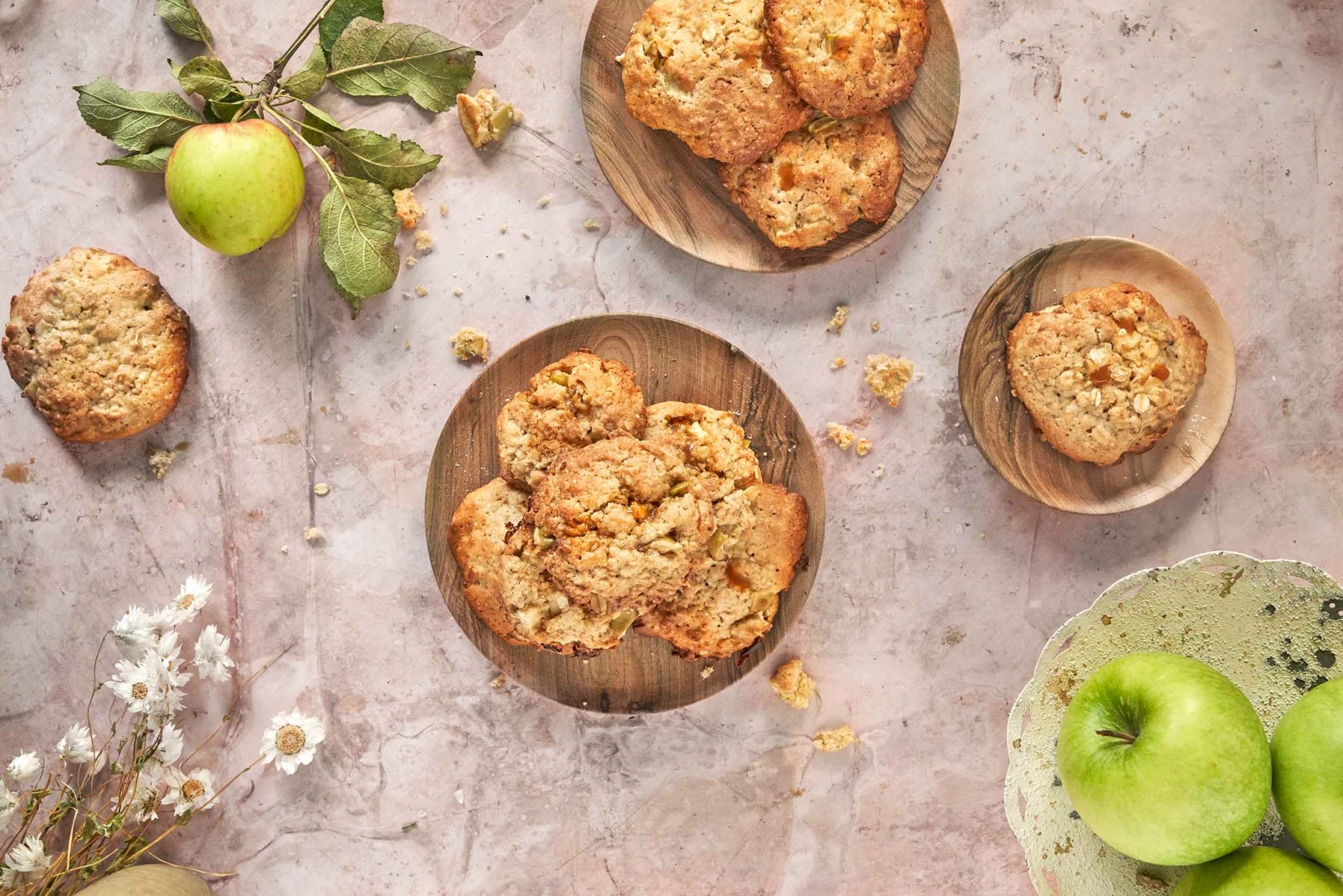 Apfel-Karamell Haferflockenkekse - Patrick Rosenthal