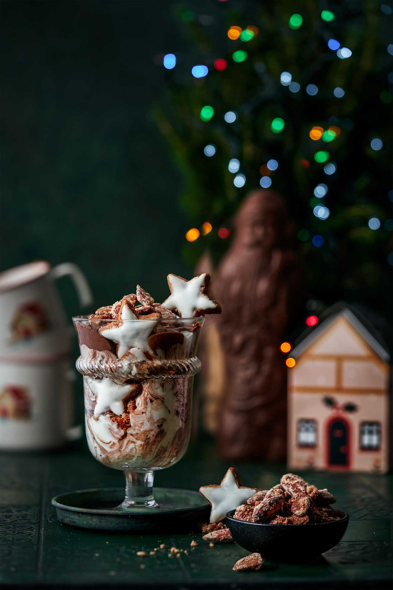 Perfekte Weihnachtsfreude: Kaffee-Eierlikör Crème mit Nuss-Nougat und ...