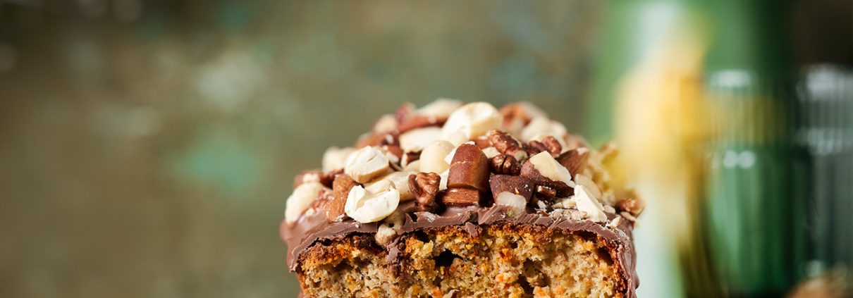 Karotten Bananen Kastenkuchen