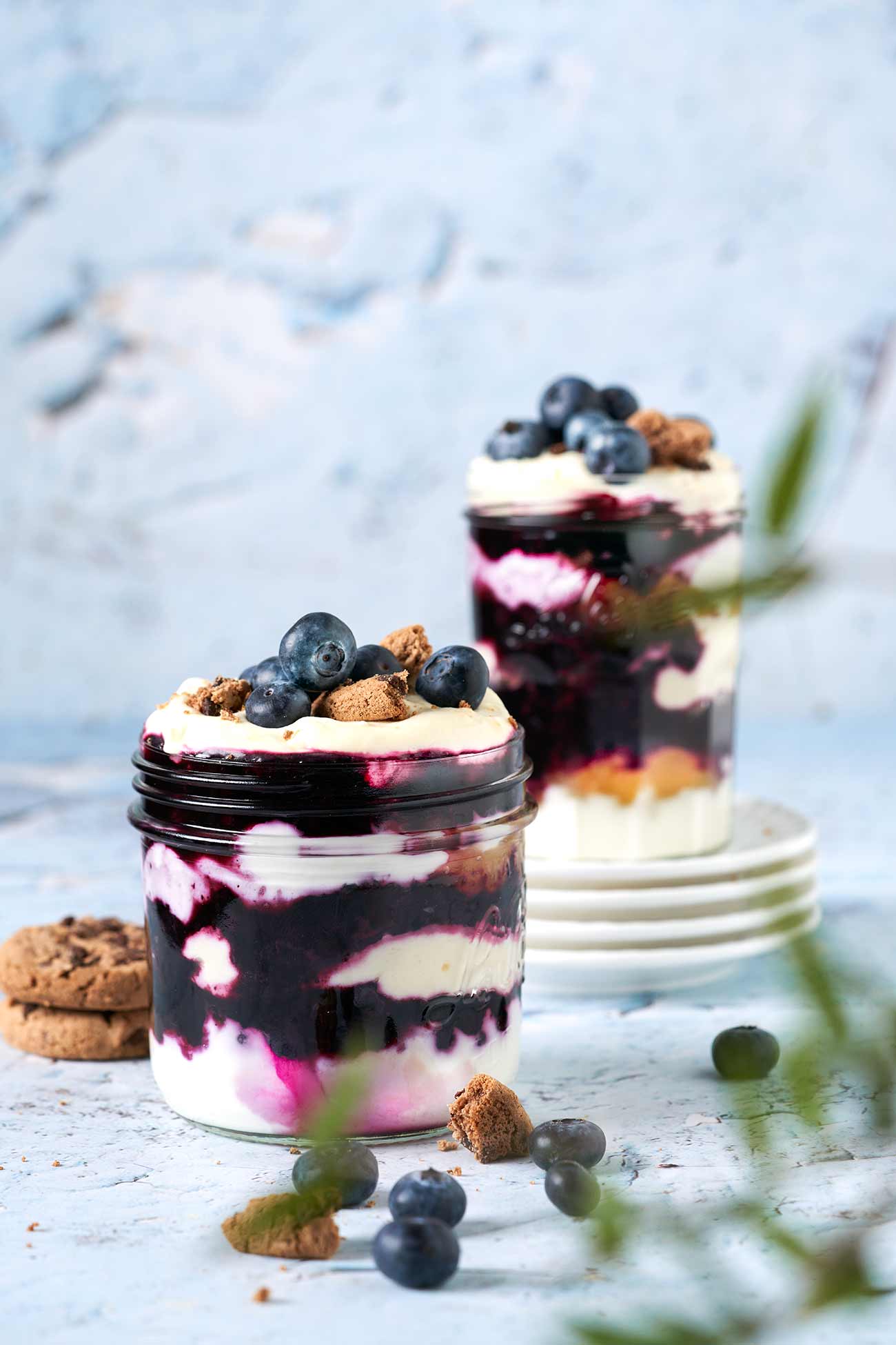 Blaubeer-Becher mit Zitronensahne - Patrick Rosenthal Blaubeer-Becher mit Zitronensahne - Patrick Rosenthal