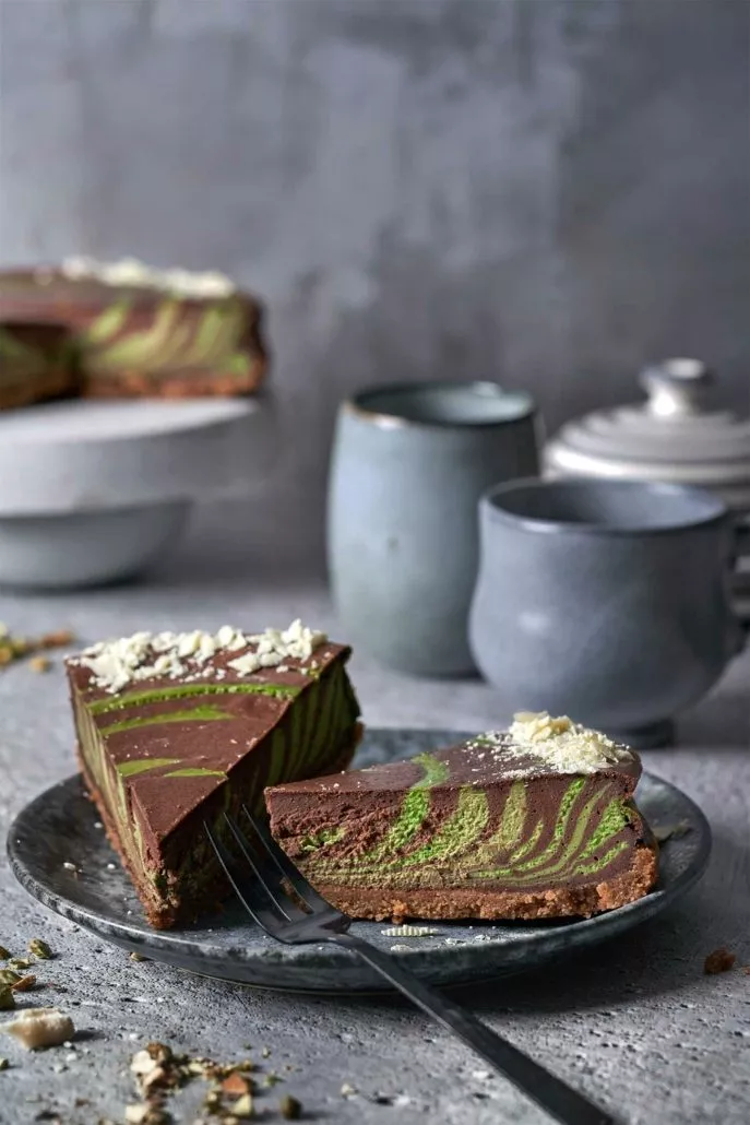 Pistazien Zebra-Käsekuchen - Patrick Rosenthal Pistazien Zebra-Käsekuchen - Patrick Rosenthal