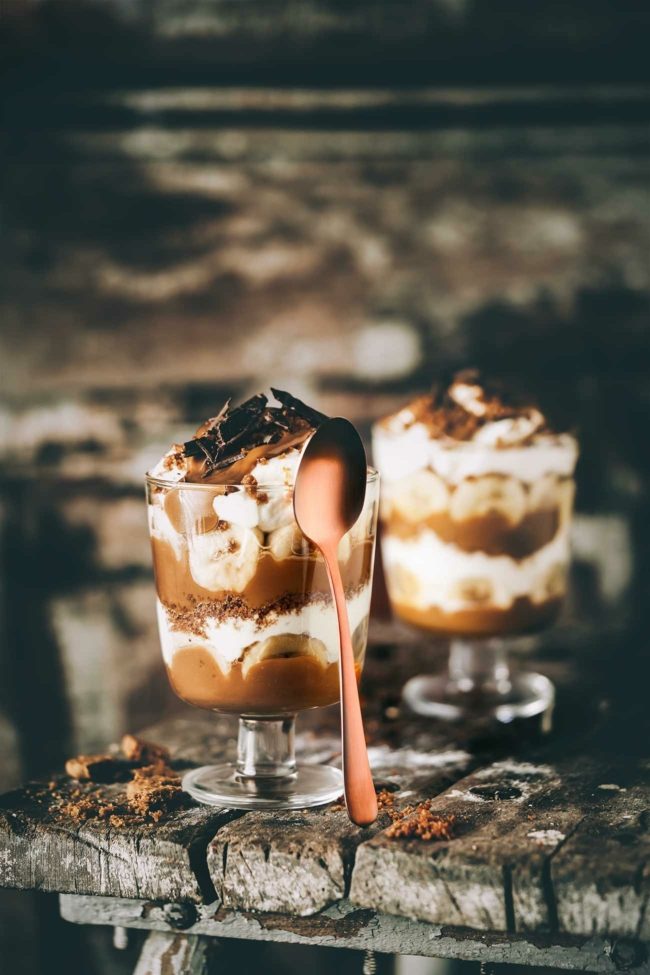 Schneller Banoffee Pie im glas