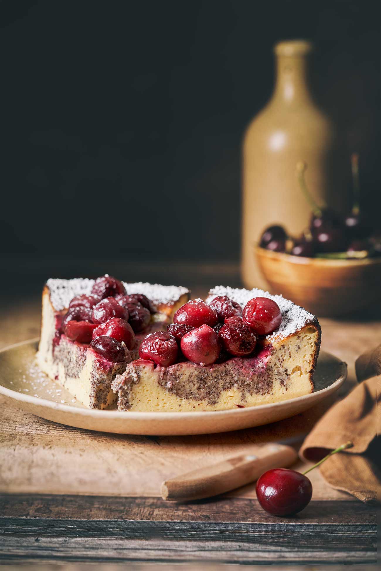 Omas Vanille Kirsch-Mohn-Quarkkuchen - Patrick Rosenthal