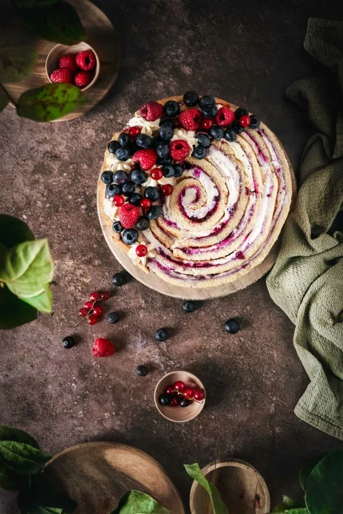 Beeren-Wickeltorte - Patrick Rosenthal Beeren-Wickeltorte - Patrick Rosenthal