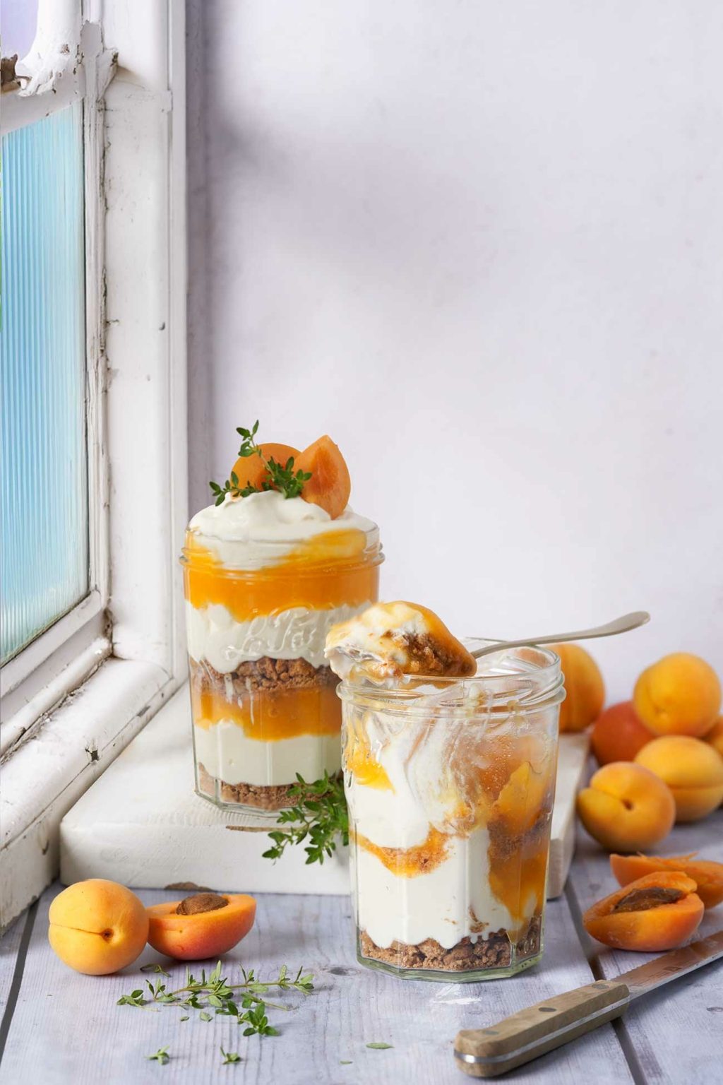 Aprikosen Crème fraîche Dessert - Patrick Rosenthal