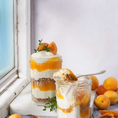 Aprikosen Crème fraîche Dessert - Patrick Rosenthal