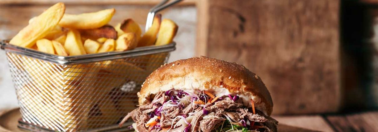Pulled Duck Burger
