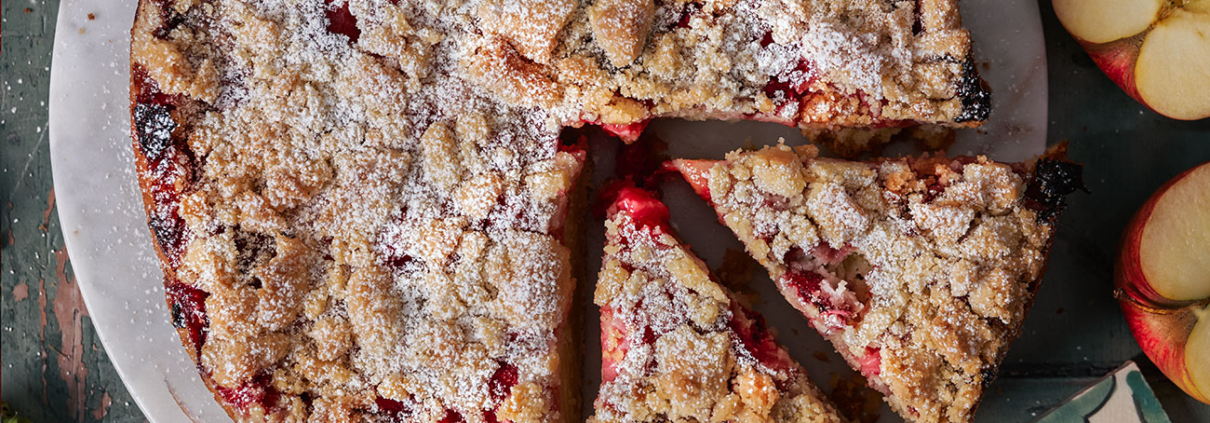 Erdbeer-Apfel-Kuchen – wenn der Frühling nach Geborgenheit schmeckt