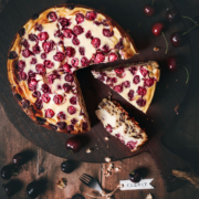 Einfacher Vanille-Kirschkuchen