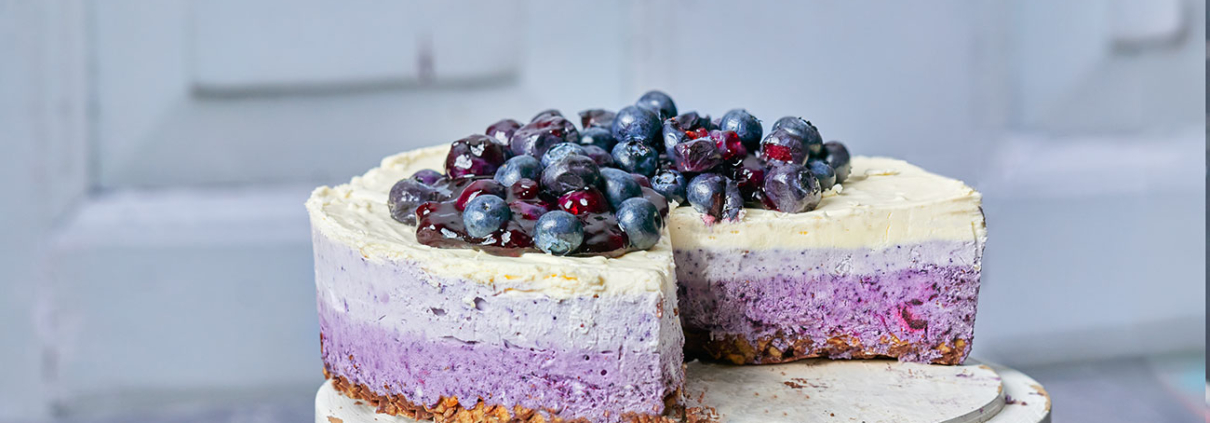 Mini-Blaubeer-Eistorte