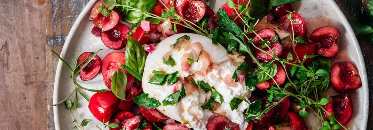 Kirsch-Kräutersalat