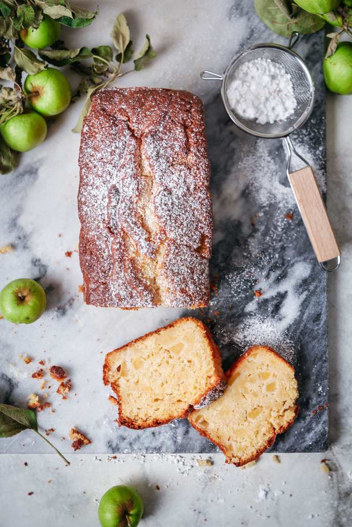 Der schnellste und saftigste Apfel-Joghurt-Kuchen