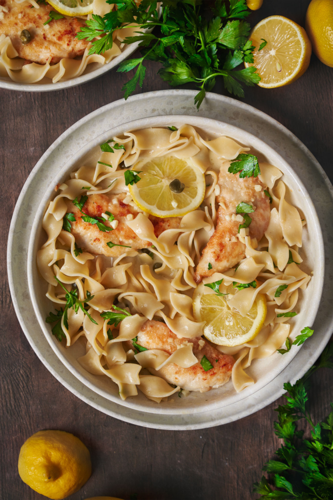 Cremiges Zitronen-Knoblauch-Hähnchen