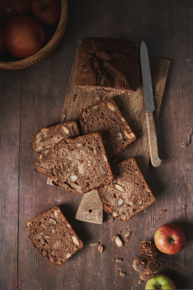 Apfel-Bananenbrot