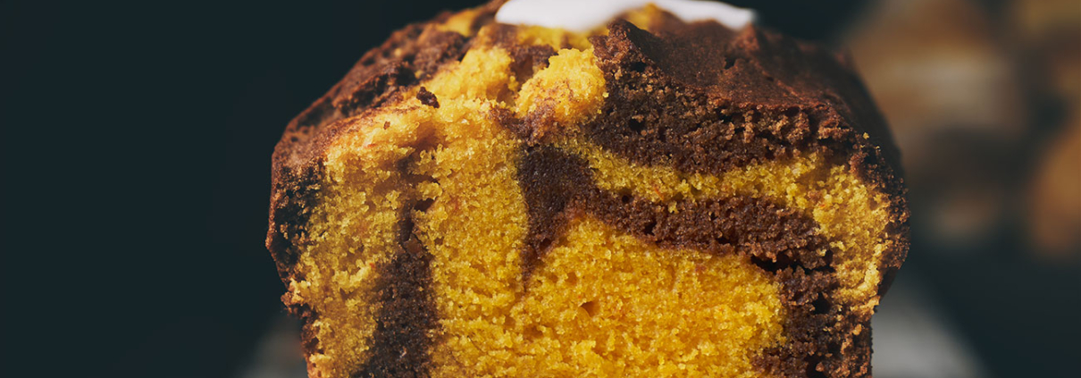 Kürbiskuchen mit Zimt-Swirl