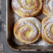 Pudding-Quarkschnecken