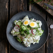 Cremiger Kartoffelsalat mit Frischkäse