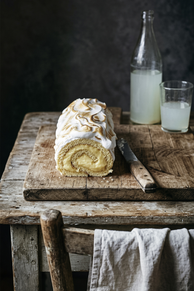Lemon Curd Rolle