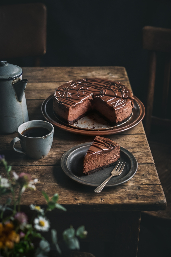 Völlig übertriebener Nuss-Nougat-Cheesecake