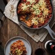 Schnelle Paprika Reispfanne