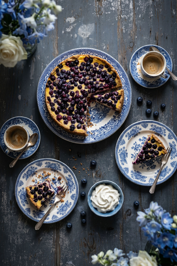 Heidelbeer-Mascarpone-Kuchen
