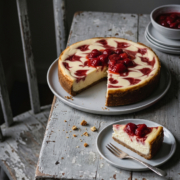 Erdbeer Swirl Cheesecake