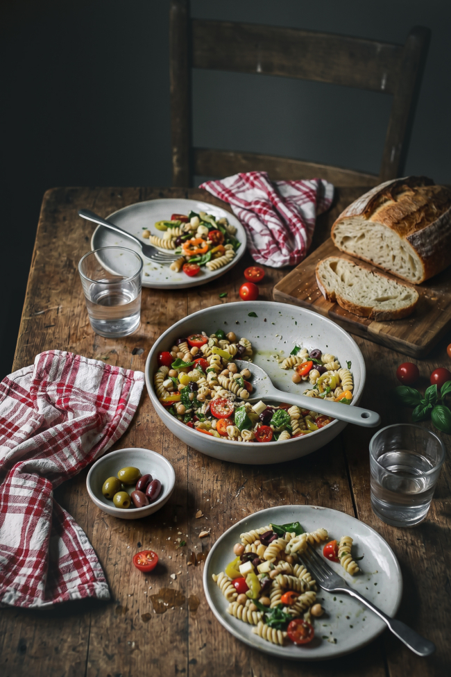 Italienischer Pastasalat